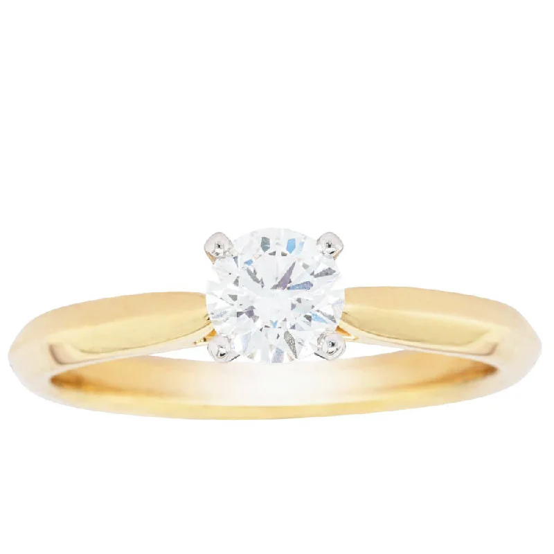 Unmissable Jewelry Sale – Shop Before It's Too Late 18ct Yellow Gold .50ct Diamond Venetian Ring