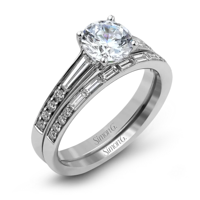 Affordable Glamour – Must-Have Jewelry At Special Rates 18K White Gold Diamond wedding set