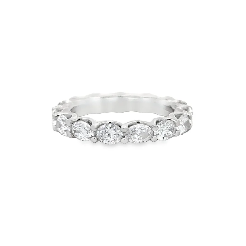 Elegant Jewelry, Exclusive Prices – Shop Now 3.44 CTW Oval Cut Diamond Eternity Band Size 6.75