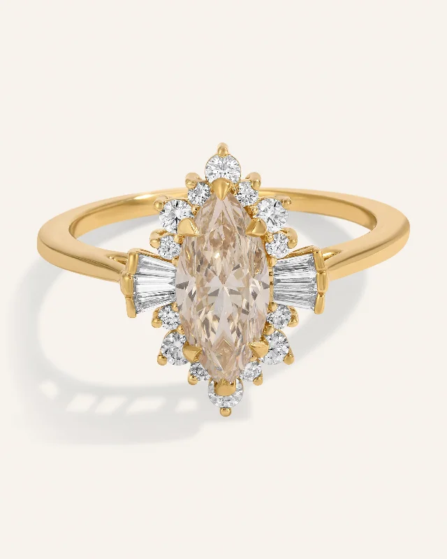 Fashion-Forward Jewelry At Incredible Prices Large Champagne Astro Ring