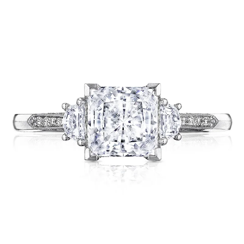 Don't Miss Out On Jaw-Dropping Jewelry Discounts Princess 3-Stone Engagement Ring