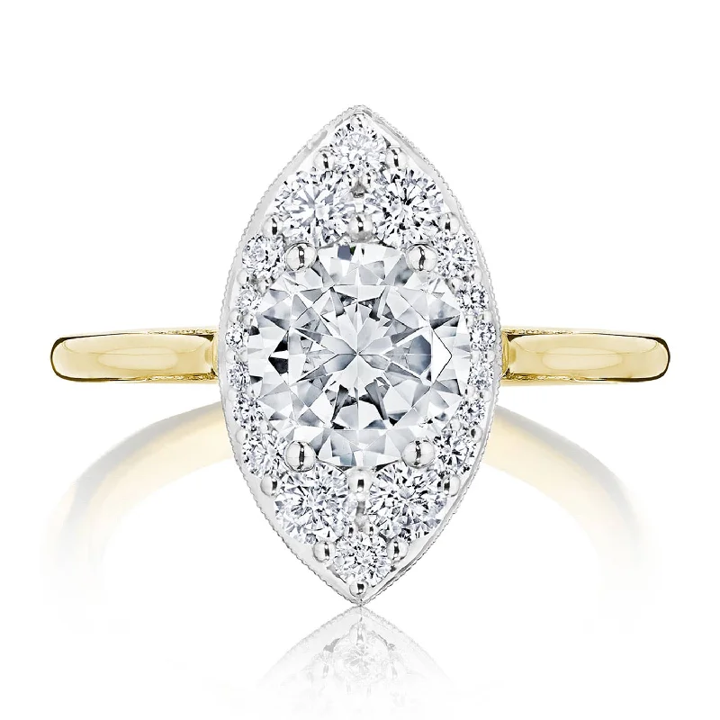 Luxury Jewelry At Unbeatable Discounts Round, Marquise Bloom Engagement Ring