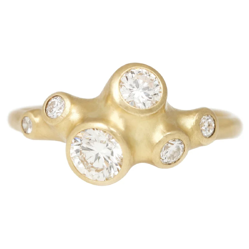 Seven Barnacle Diamond Ring