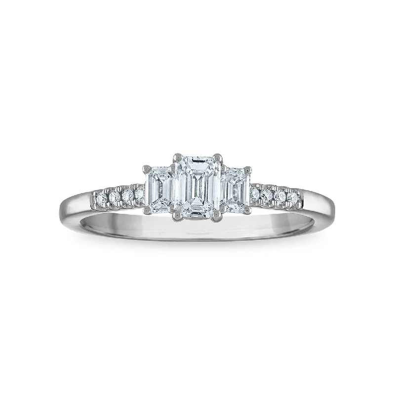 Signature EcoLove 1/2 CTW Lab Grown Diamond Ring in 14KT White Gold