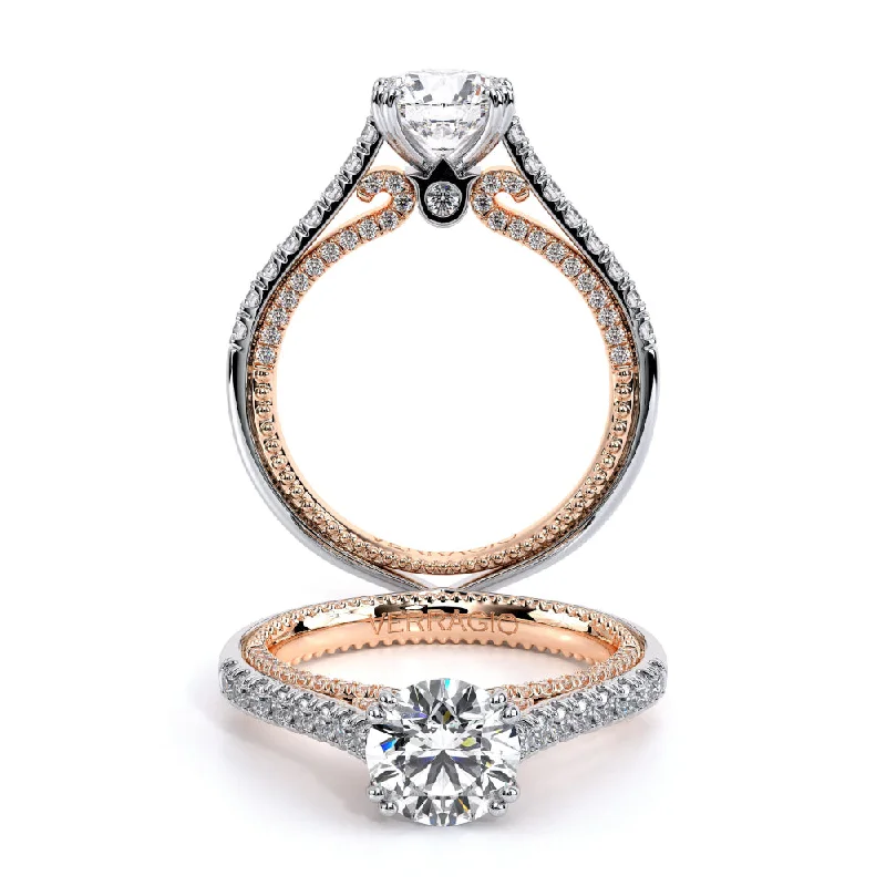 Jewelry Flash Sale – Stylish Designs At Unbeatable Rates Verragio Couture Two-Tone Round Diamond Engagement Ring 