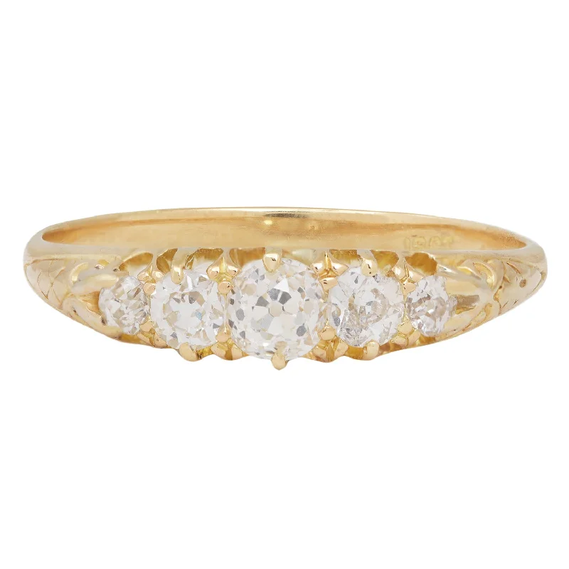 Luxury Jewelry Clearance – Shop Premium Styles Now Victorian Sparkle Half Hoop Ring