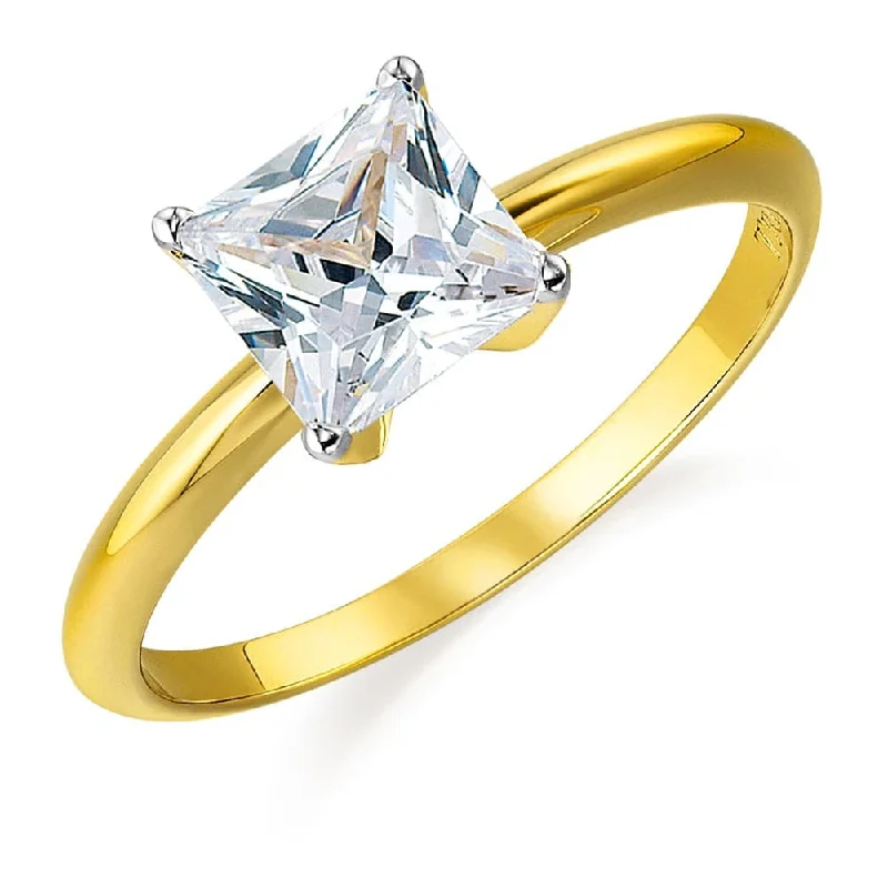 Timeless Elegance Now At Special Discounts 2 ct. Princess Cut  Solitaire Ring