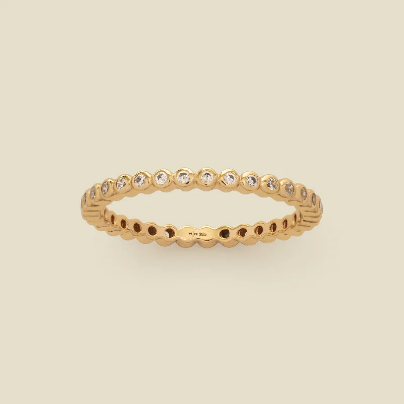 CZ Poppy Eternity Band Ring