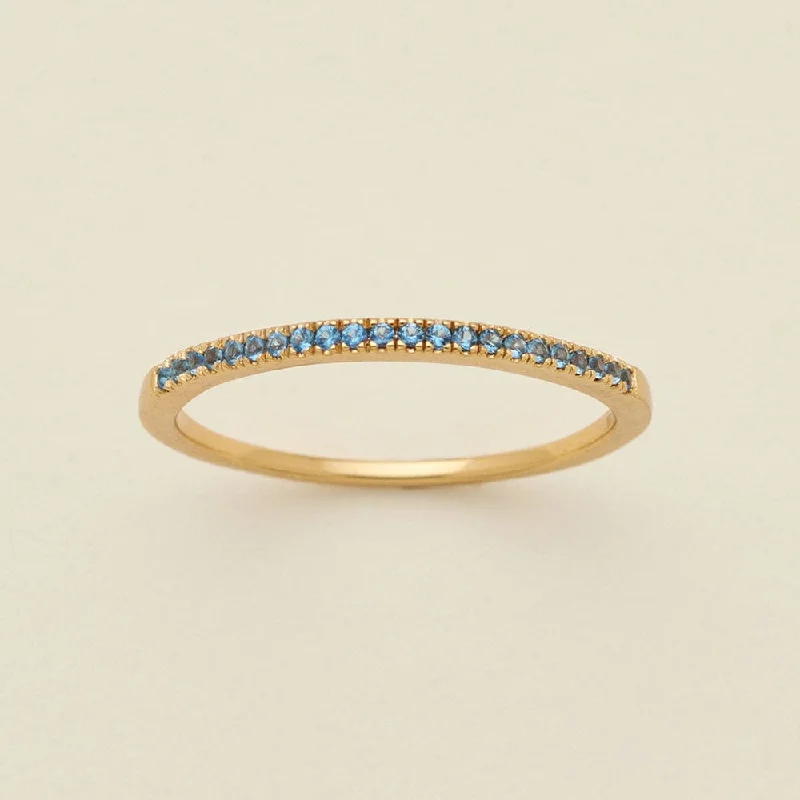 December Birthstone Stacking Ring