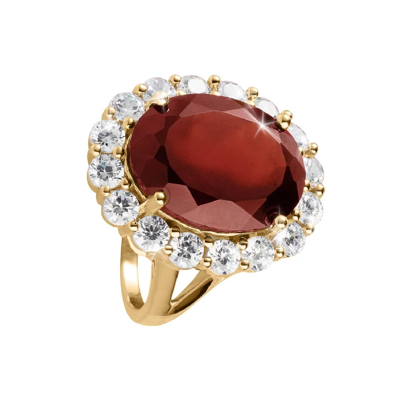 Luxury Jewelry Clearance – Shop Premium Styles Now Garnet Glow Ladies Ring