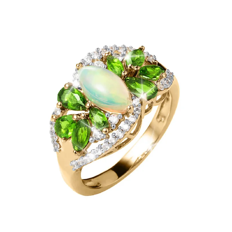 Gorgeous Jewelry, Limited-Time Savings Gemosphere Opal Ladies Ring