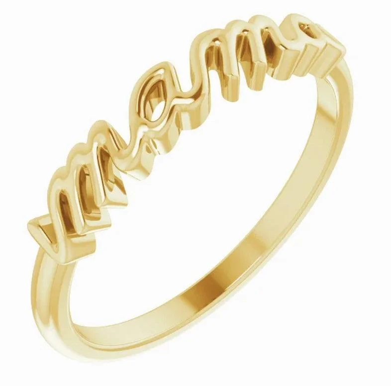 JDTKSP-57739- 14K Mama Ring