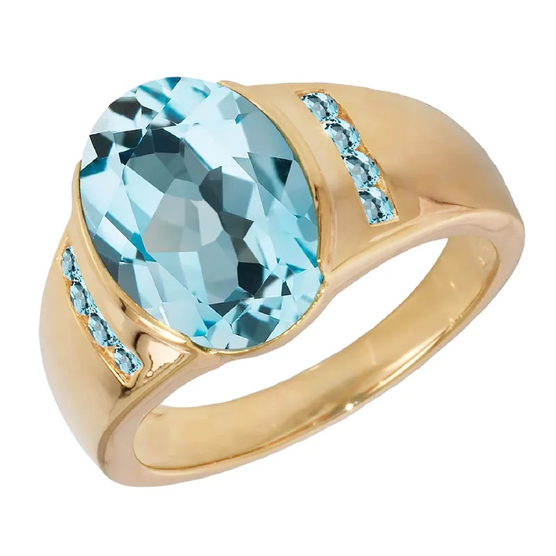 Huge Savings On Timeless Jewelry Collections Marina Topaz Men's Ring