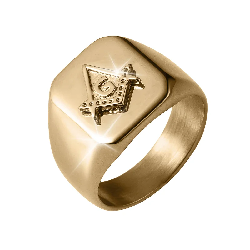 Affordable Luxury Jewelry – Style At A Great Price Masonic Signet Men's Ring