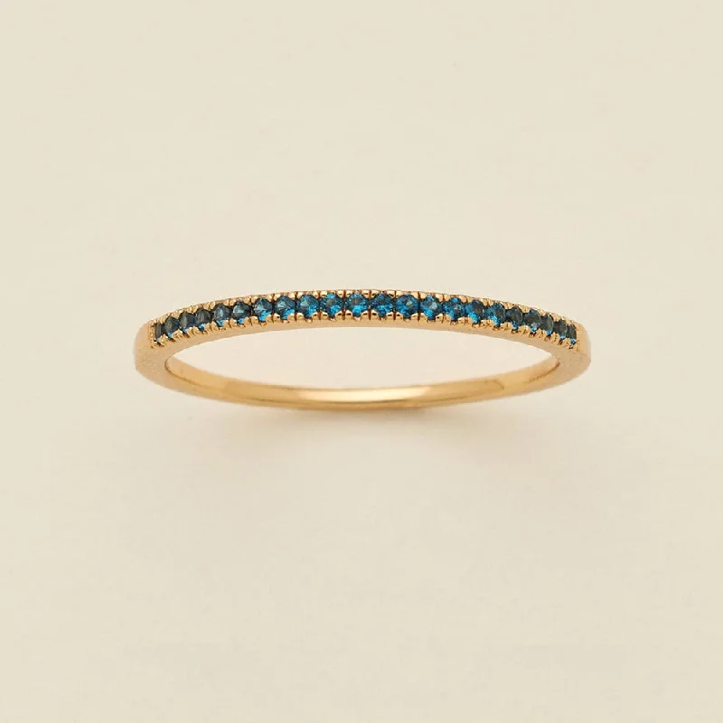 September Birthstone Stacking Ring