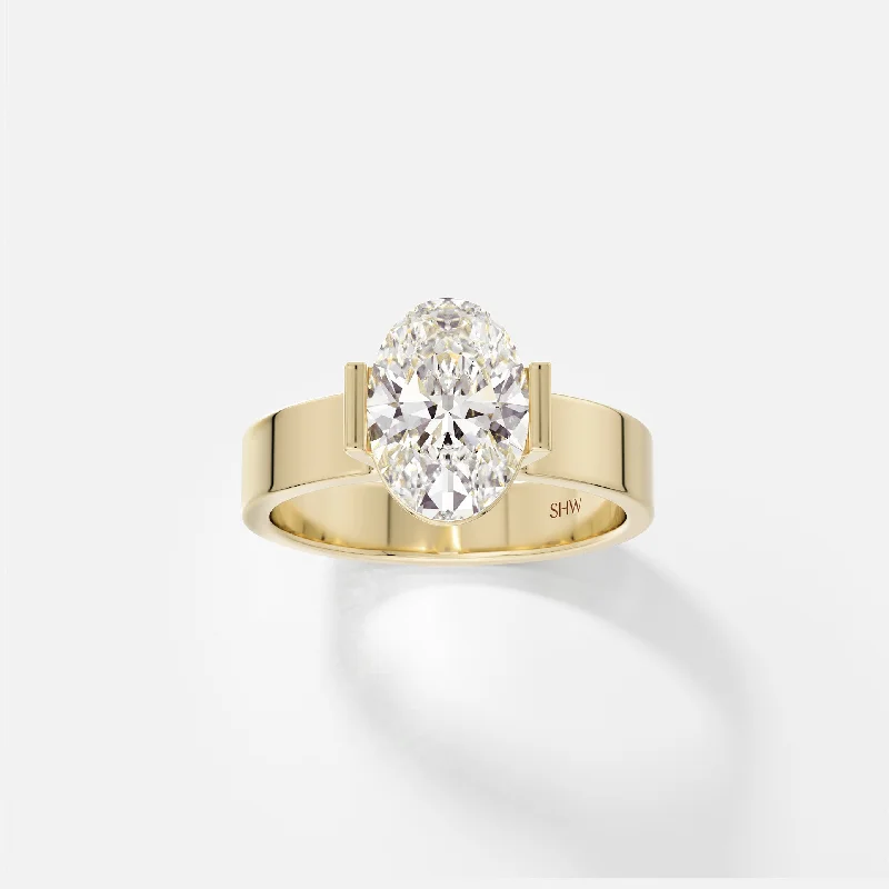 Silva Ring with 2.01ct Natural Diamond in Gold