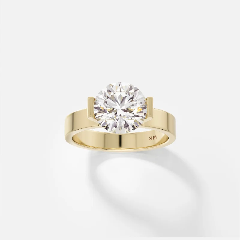 Silva Ring with 2.50ct Natural Diamond in Gold