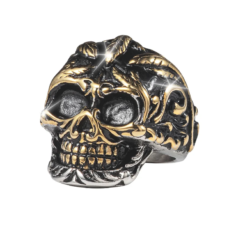 Skull Vine Men's Ring