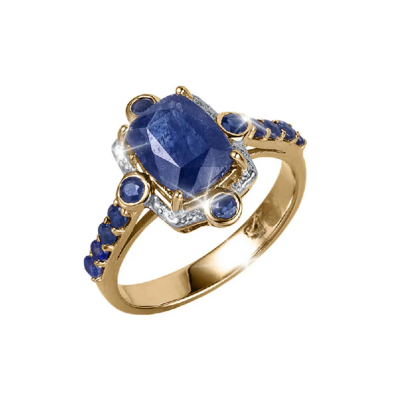 Summer Cocktail Sapphire Ladies Ring