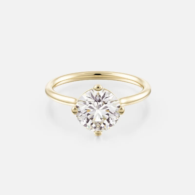 Veli Ring with 2.00ct Natural Diamond in Gold