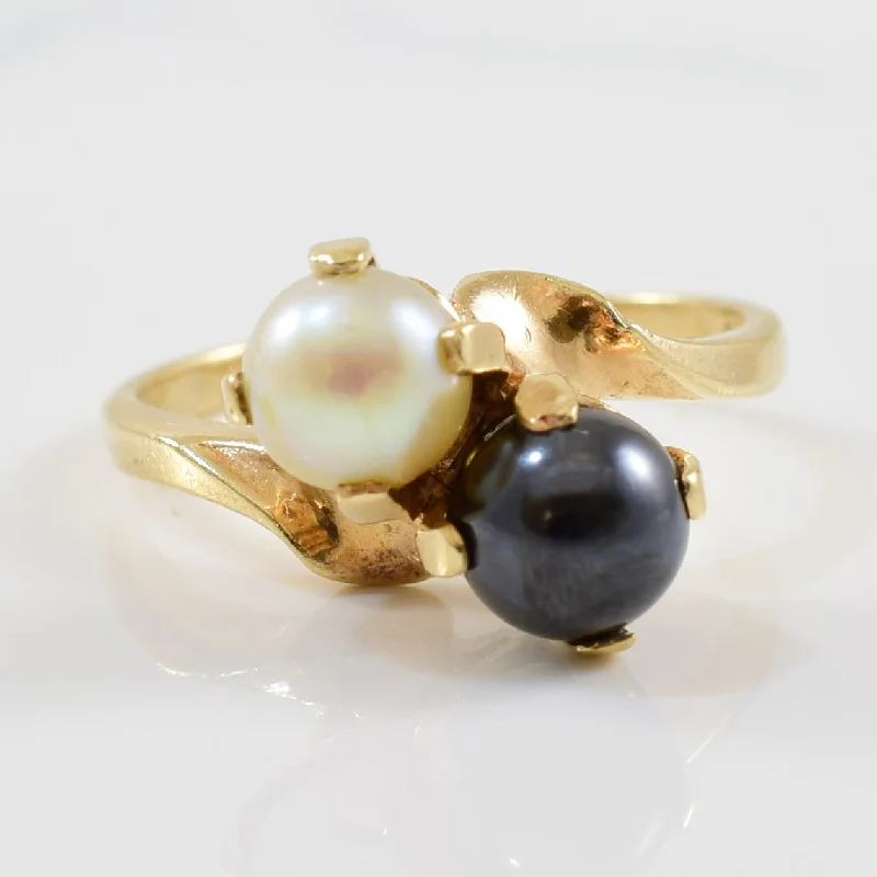 Your Perfect Accessory At The Perfect Price Pearl & Hematite Ring | 1.17ct, 2.60ct | SZ 5 |