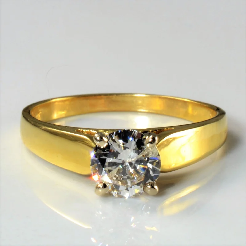 High-Quality Gemstone Jewelry For Special Occasions Classic Solitaire Diamond Engagement Ring | 1.00ct | SZ 9.25 |