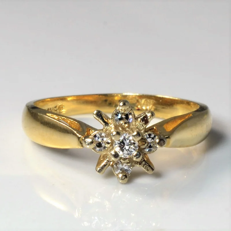 Accessorize For Less – Luxury Jewelry At Affordable Prices Starburst Diamond Ring | 0.09ctw | SZ 5.75 |