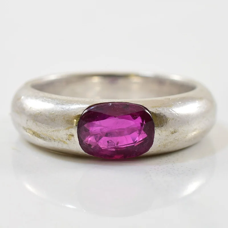 Limited-Time Offer On Premium Jewelry Collections East West Solitaire Ruby Ring | 1.00ct | SZ 4.75 |