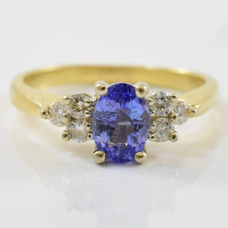 Exclusive Jewelry Discounts – Shop Now For Savings Tanzanite & Diamond Engagement Ring | 0.18ctw, 0.81ct | SZ 7.25 |