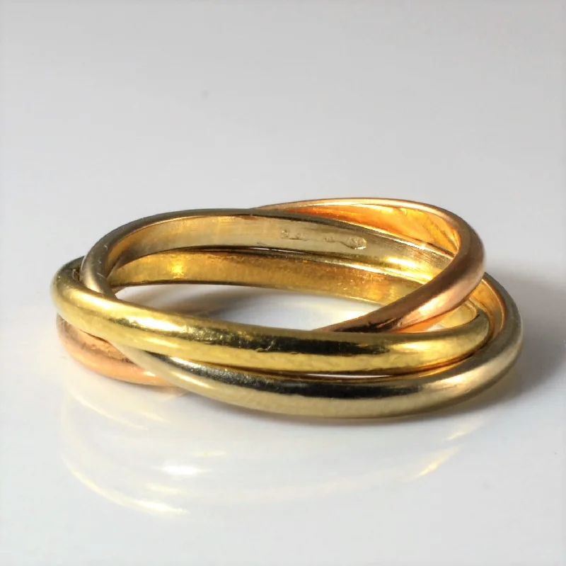 Stunning Jewelry At Even More Stunning Prices Mixed Gold Trinity Ring | SZ 5 |