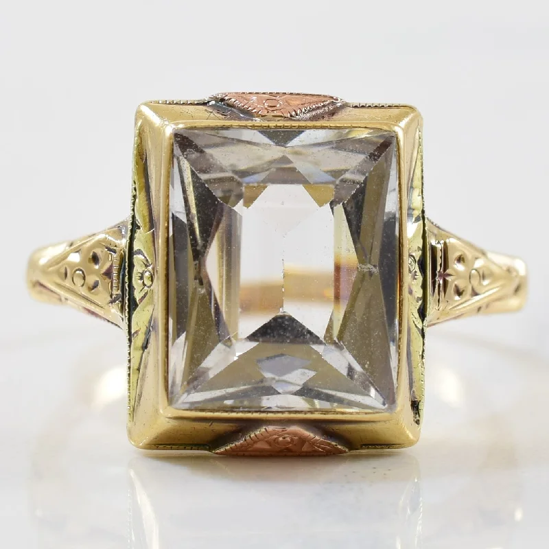 Flash Sale On Stunning Jewelry – Limited Stock Available 1930s Synthetic Spinel Ring | 4.00ct | SZ 5.5 |