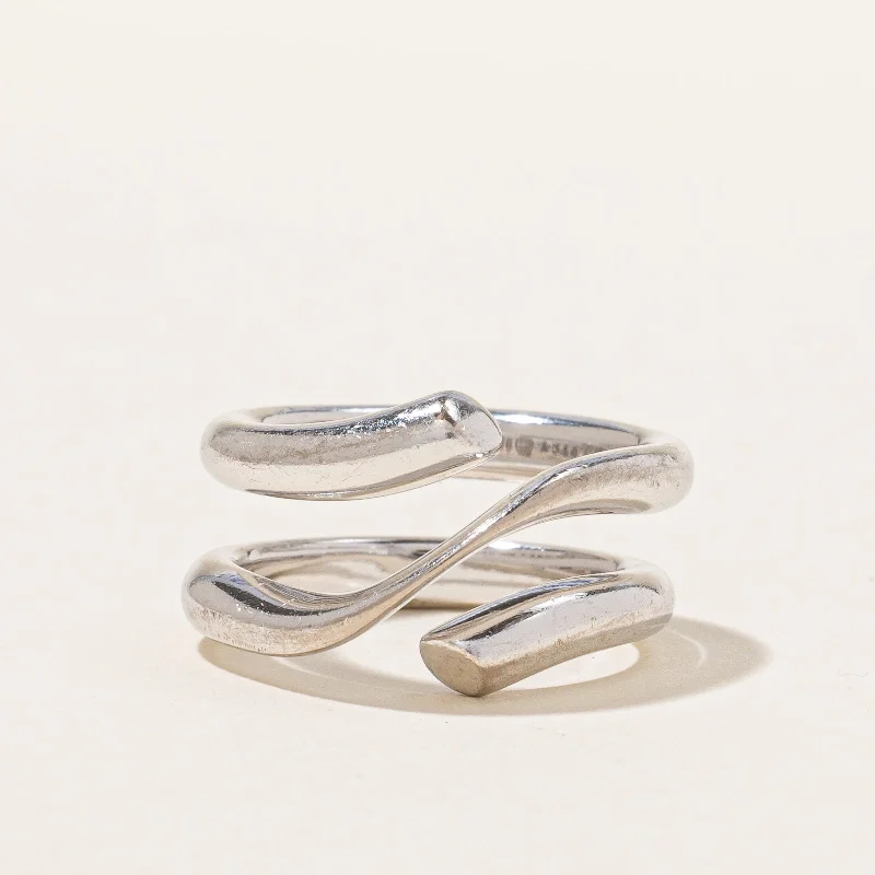 Shop Elegant Jewelry At Unbeatable Prices Georg Jensen' White Gold Wrap Ring | SZ 5.75 |