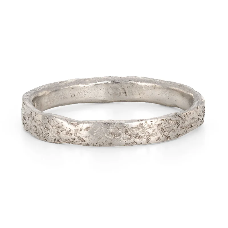 Stone Slim Ring Platinum