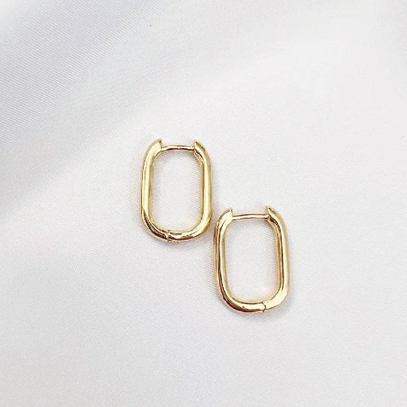 Oblong Hoops Small