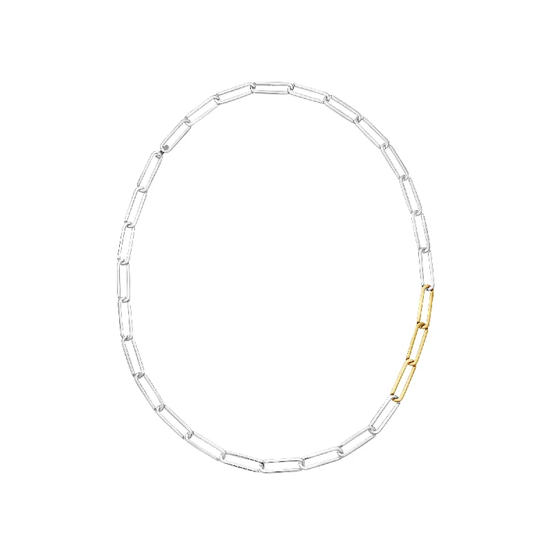 Dazzling Deals On Necklaces, Bracelets, And More Exhaling her 18K Silver & Gold Necklace