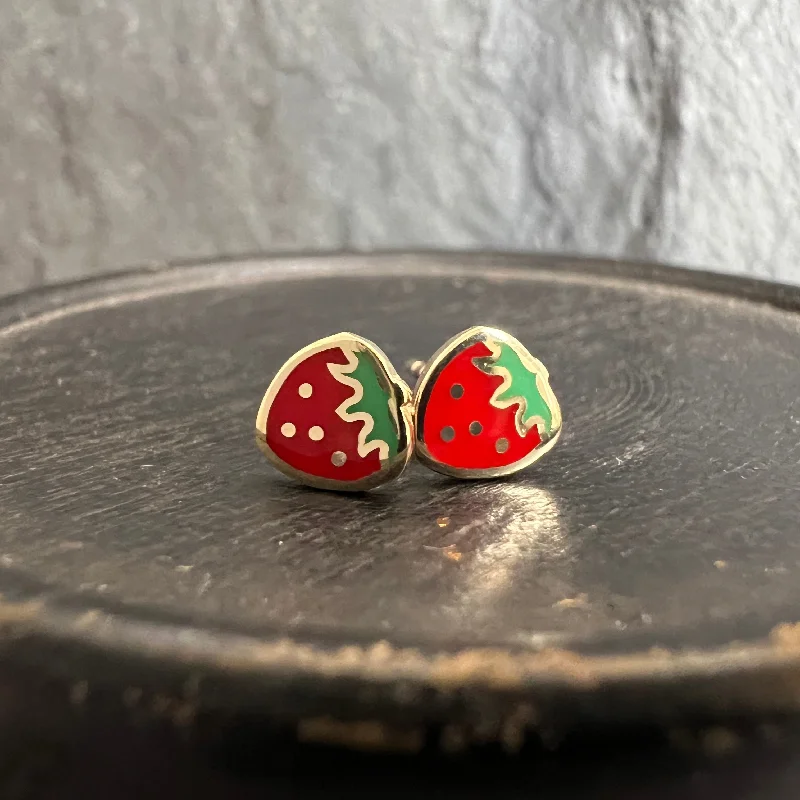 Upgrade Your Collection With Our Limited-Time Jewelry Sale 14k Strawberry Studs