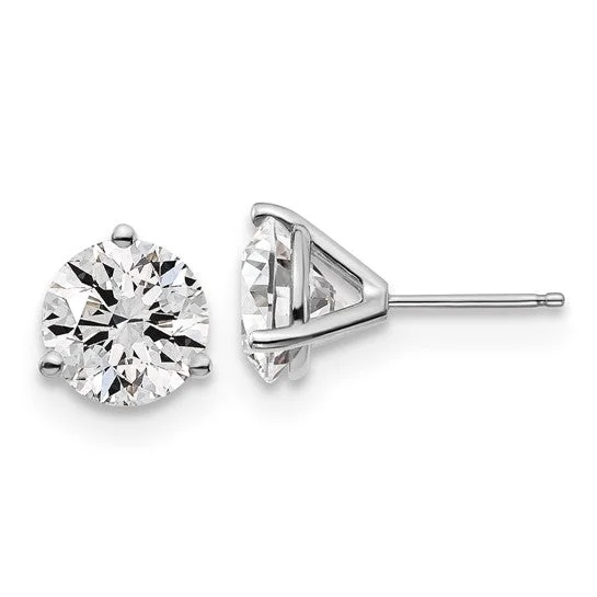 Seasonal Jewelry Deals – Elevate Your Style 5.00tw Laboratory-Grown Diamond Studs in 14K White Gold