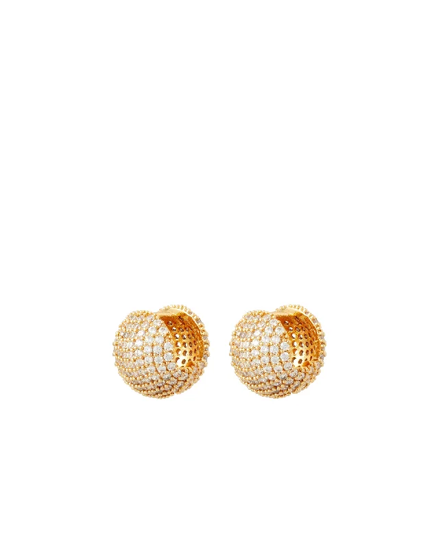 Once-A-Year Jewelry Deals – Shop Before They’Re Gone Baby Ball Earrings in Pave