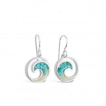 Flash Deals On Fine Jewelry – Shop Before It's Gone Dune Wave Drop Earrings Beach Sand & Turquoise