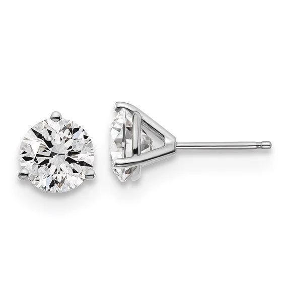 Sparkle More For Less – Jewelry Sale Happening Now 14K White Gold 3.00ct Laboratory Grown Diamond Studs