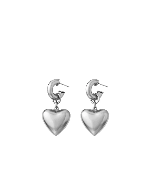 Luxury Meets Affordability – Jewelry Sale Live Now The Puffy Heart Silver Earrings