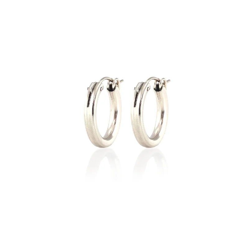 Luxury Handcrafted Jewelry For Elegant Looks Lightweight Tube Hoop Earrings