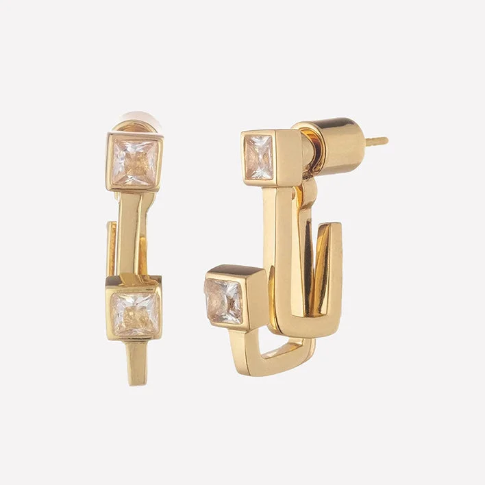 Dazzle With Discounts – Shop Jewelry On Sale Maelenn Gold Ear Jacket Earrings