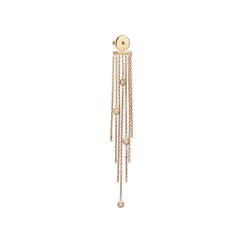 Don't Miss Out On Bestselling Jewelry At Special Prices Mini Solitaire Chain Tassel Backing