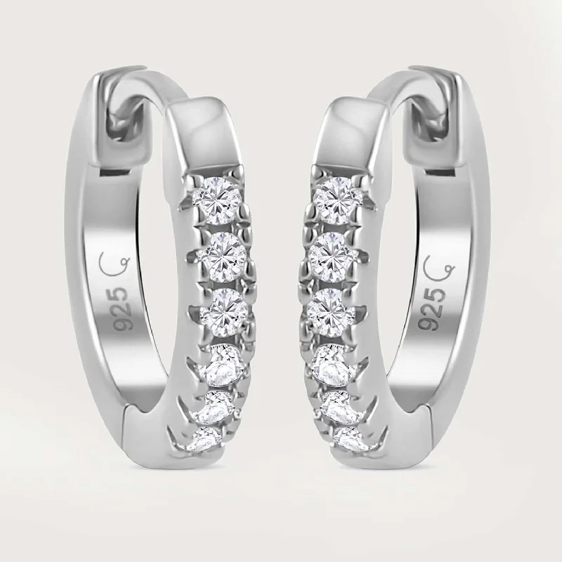 Don't Miss These Dazzling Jewelry Discounts Moissanite Hoop Earrings