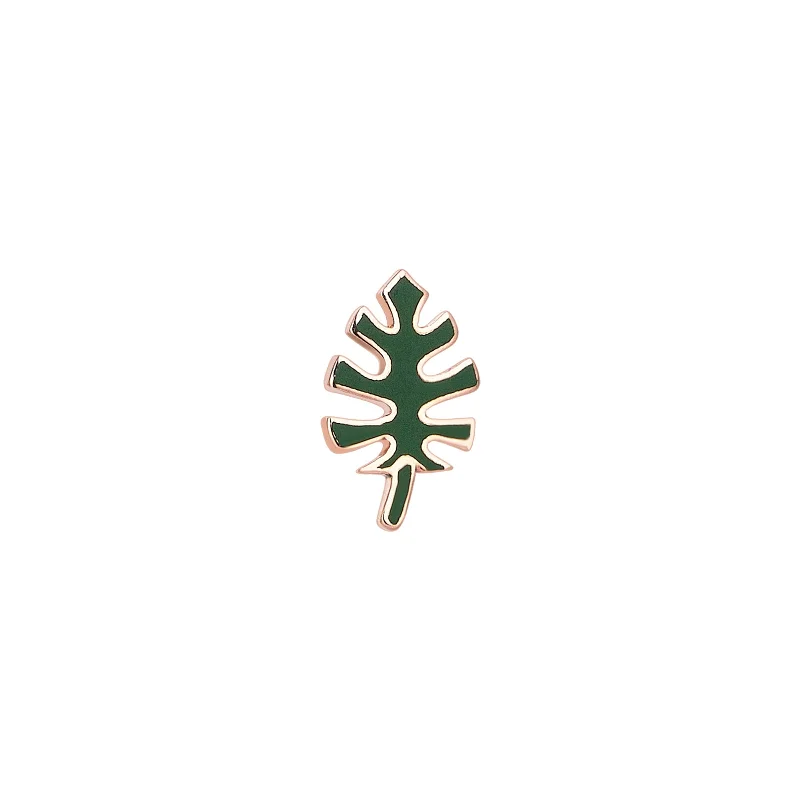 Affordable Gold-Plated Jewelry For Modern Fashion Monstera Stud Earring