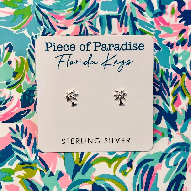 Shop Signature Jewelry Styles At Exclusive Prices Palm Tree Post Earrings, Sterling Silver