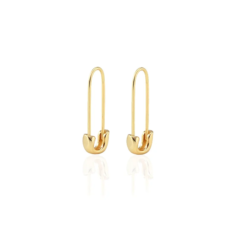 Exclusive Jewelry Sale Event – Shop Now Safety Pin Hoop Earrings