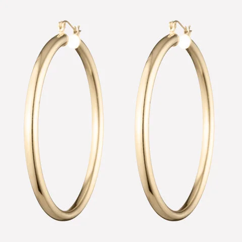 Timeless Elegance At Unbelievable Discounts Selena Thick Hoop Earrings