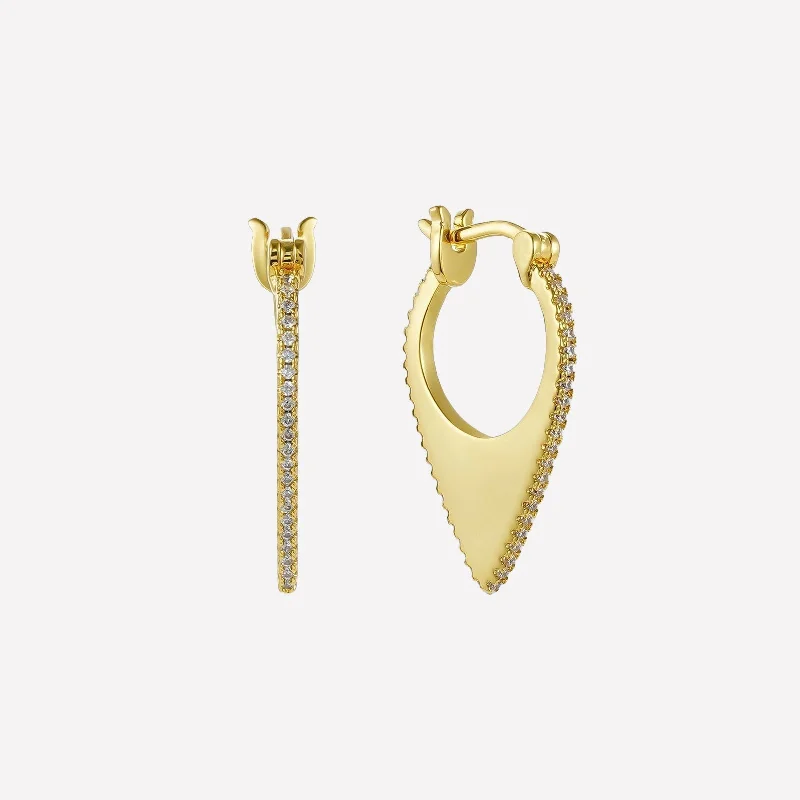 Exclusive Jewelry Markdowns – Limited-Time Offer Small Violette Pave Hoop Earrings